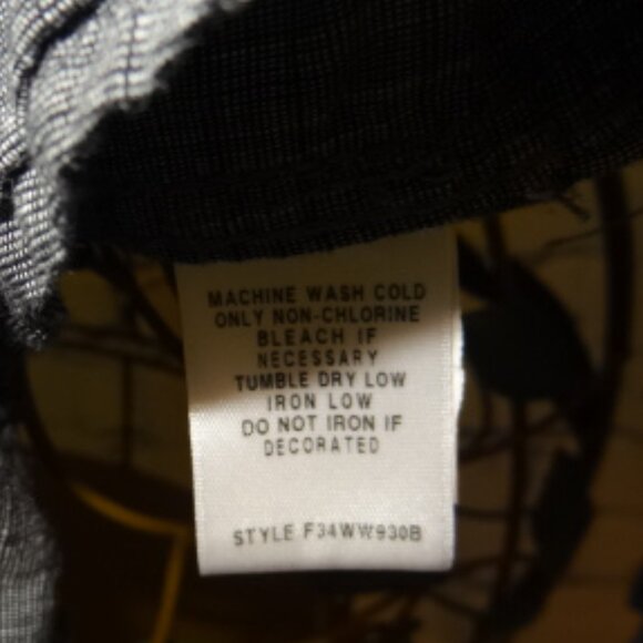 First Wave Long Sleeve Button Down Gray & Black Shirt w/Front Pocket - Picture 8 of 9